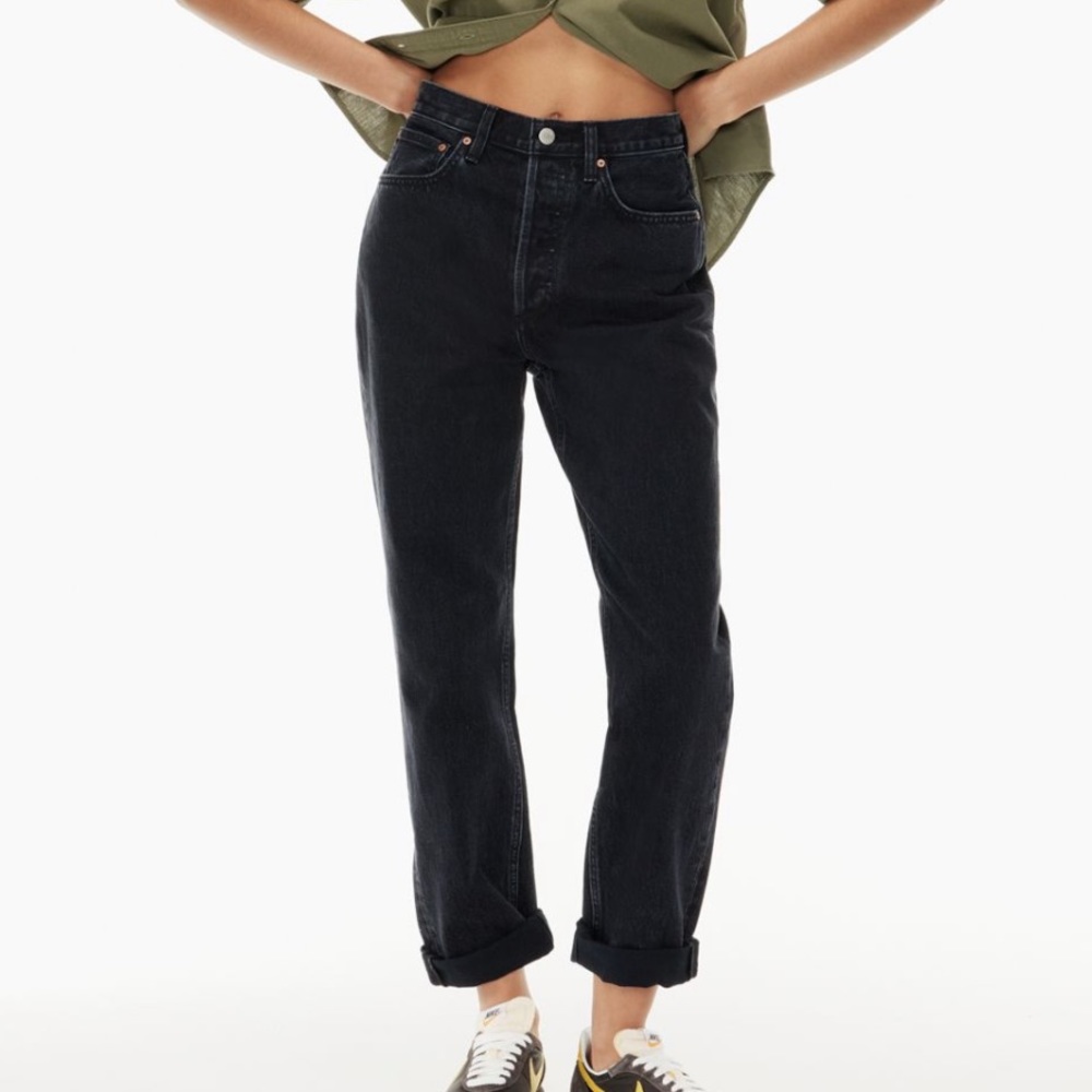 DENIM FORUM Aritzia BF high rise loose jeans size 25